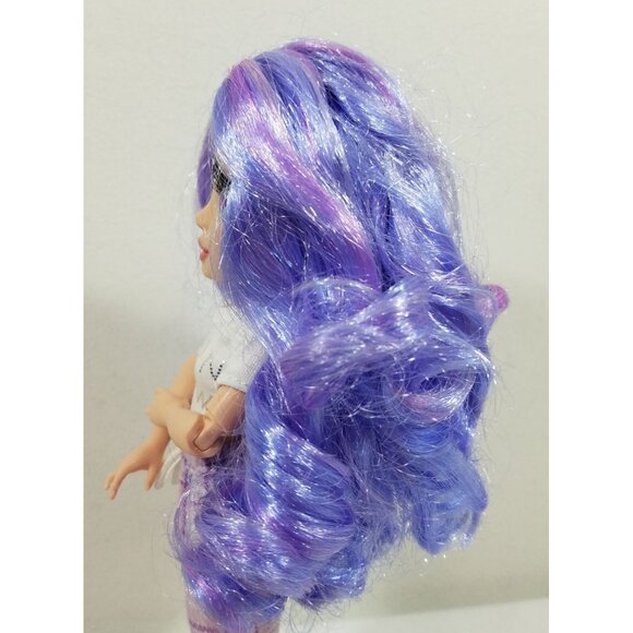 Rainbow High Jr High PJ Party Violet Purple 9" Posable Fashion Doll Original Out - Picture 4 of 9